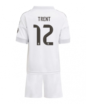 Billige Fotballdrakt Real Madrid Alexander-Arnold #12 Replika Hjemmedraktsett Barn 2025-26 Kortermet (med bukser)